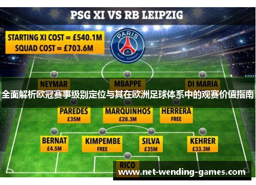 全面解析欧冠赛事级别定位与其在欧洲足球体系中的观赛价值指南